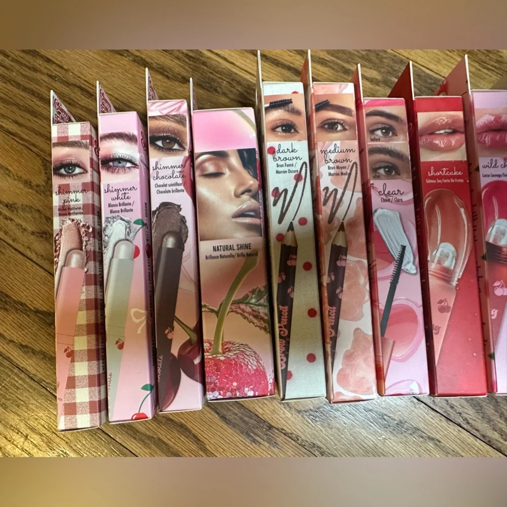 Ioni Cherry On Top Full Collection Limited Edition HTF Blush Balm Pink & Red